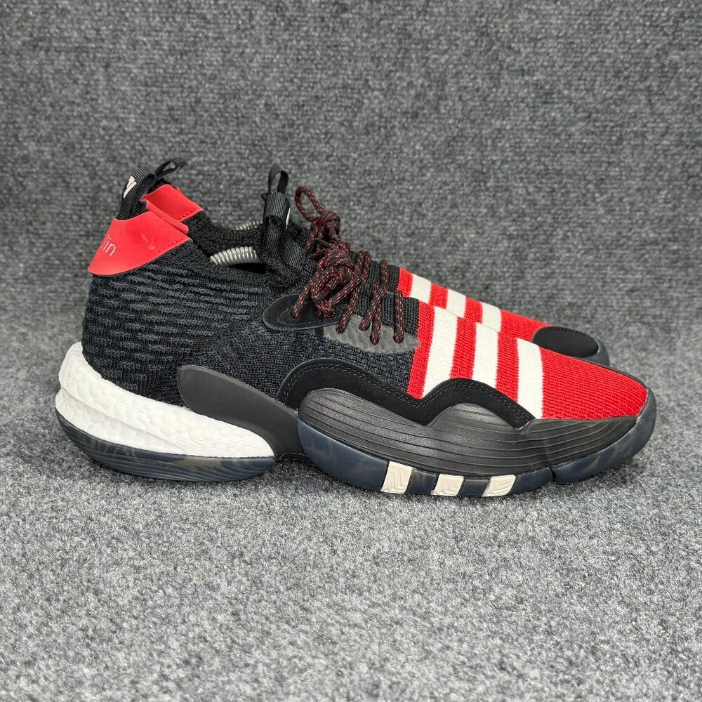 Adidas Trae Young 2 Basketball Shoes Mens 11 Chinese New Year Black Red Athletic
